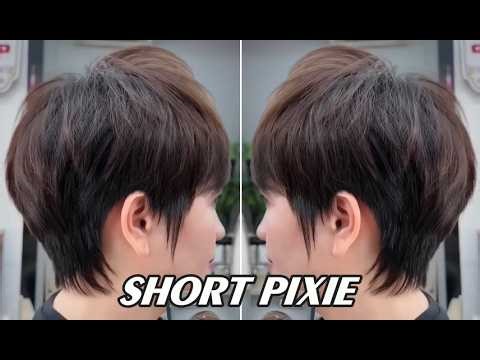 Elegant Short Pixie Haircut Tutorial for Women | Soft Textured Short Layered Cuts & Styles