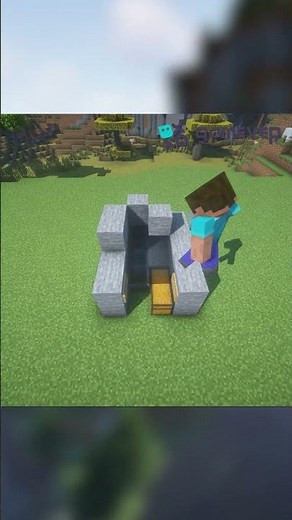 How to Make a Simple Cobblestone Generator in Minecraft #shorts