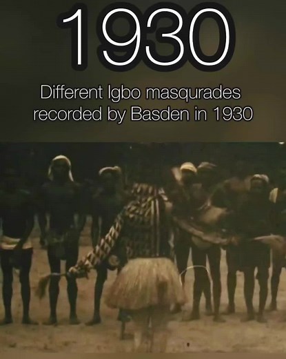 1930 Different masquerades from the masqurade festival of 1930, as recorded by Basden. Basden Collection 3 – Dancing Competitions & Masks. Archive Ref: 2006/070/1/3 Oruginal Format: 16mm black & white, silent Credit: Bristol Archives — British Empire & Commonwealth Collection. Licence: Creative Commons CC BY-NC-ND 4.0 🌀🖤🦅 #IgboMasquerade #Mgbedike #aghoghommonwu #mbaukwu