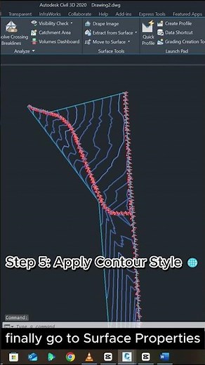 Civil 3D Tutorial For Beginners: Surface Creation (Part 2)