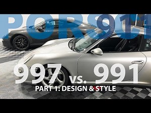Porsche 911 997 vs. 991 Part 1 - Design and Style