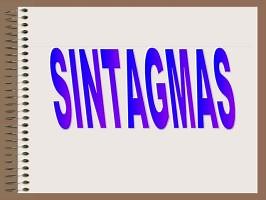 El mundo de los sintagmas