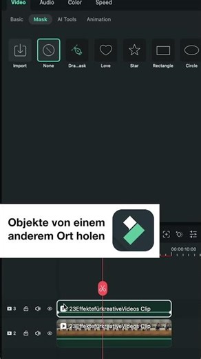 Effekte für kreative Videos