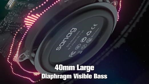 SANAG Bluetooth Speaker with IPX5 Waterproof and Rich Bass