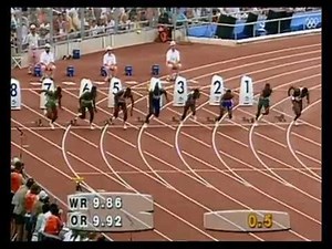 1992 Olympics Men's 100m final