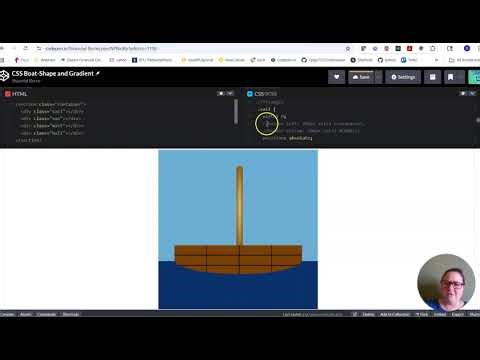 Creating a boat with CSS and Gradients