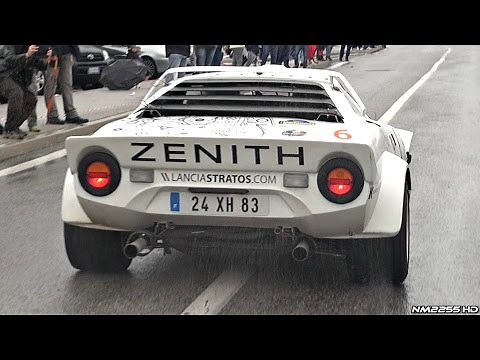 Lancia Stratos HF Rally PURE Ferrari V6 Engine Sound!