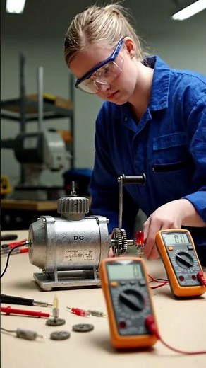 Building a Working Generator by Hand ⚡ #electricity #experiment