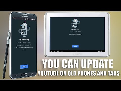 How To Update YouTube On Samsung Note 3 / update all old phones and tabs (English Subtitles)