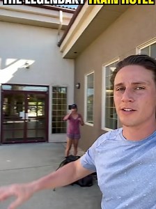 The Most Unique Hotel Experience Ever (Inside a Train) | DownieLive