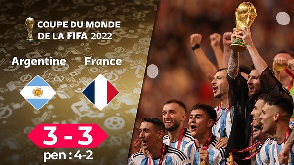 L’Argentine bat la France au bout d’une finale folle et gagne sa troisième Coupe du monde, la consécration de Messi - RTBF Actus