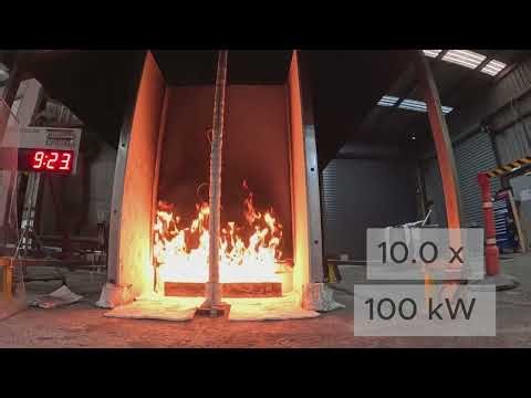 ACP-PE - Heat release testing (Test 2)
