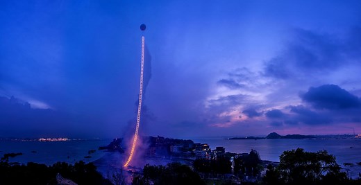 Cai Guo-Qiang Tells Us True Story Behind 'Sky Ladder' | artnet News