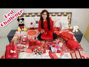 Using Only *RED* Things For 24 Hours!!! ❤ | Riya's Amazing World