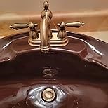 Kingston Brass KB1608AL Heritage 4-Inch Centerset Lavatory Faucet with Metal Lever Handle, Brushed Nickel