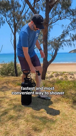 The First. The Toughest. The Original No-Power Shower 🚿 ✔ High pressure, power-free ✔ Warm or cold water, anytime ✔ Food-grade safe - yes, you can drink from it too ✔ Durable build, designs by local artists The first patented, pump-operated shower - built to last and backed with a 2-Year Warranty. Because life outdoors should be simple, fresh, and fun. 🏖️ No more busy beaches. No more sandy cars. And no more salty skin rubbing against clean. 🏕️ Get more out of your weekends. Feel fresh, keep 