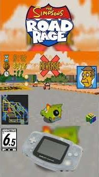 The Simpsons: Road Rage (GBA) 🚕 | Portable Chaos! #shorts