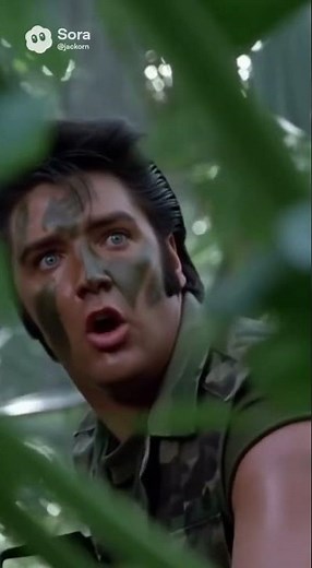 Get to the Choppah Now - Elvis starring as Dutch in Predator