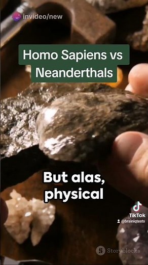 Homo Sapiens vs Neanderthals: The Ultimate Showdown #generalknowledge #fact #humanity