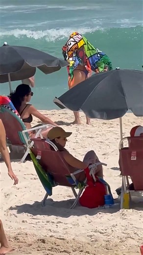 🇧🇷 Copacabana Beach A Hot Day in Rio de Janeiro 4K