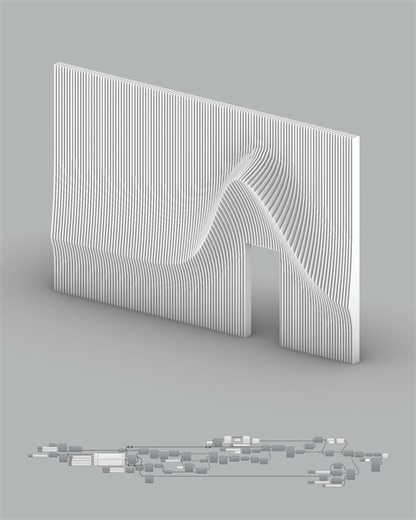Parametric Gaussian Entrance Canopy | Rhino Grasshopper