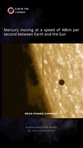 48 km every second- speed of mercury #space #universe #planet