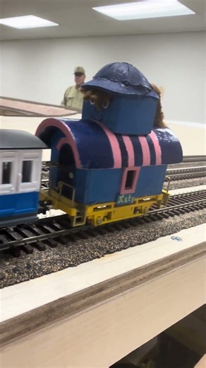 A fun little train at the Evergreen Railroad Modelers Open House.