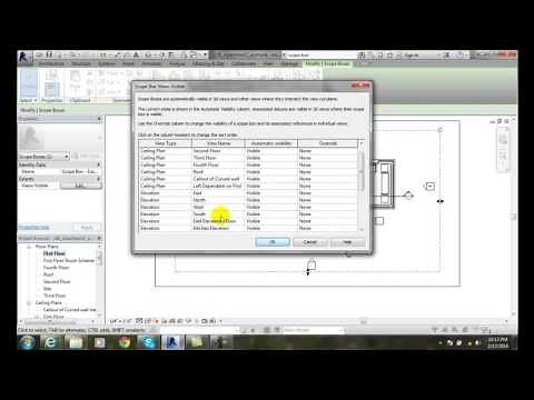 Revit 06-44 Controlling the Visibility of the Scope Box