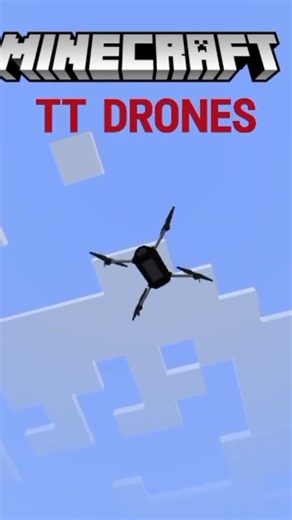 Minecraft mod (TT Drones) #phonk #minecraft #drone