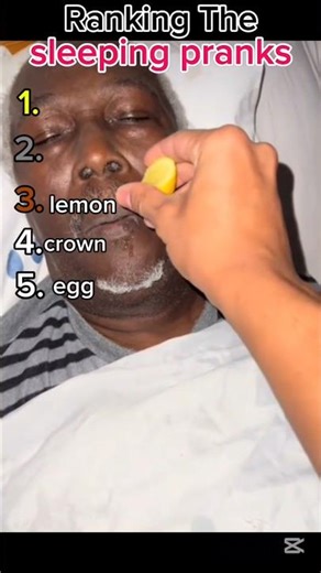 Ranking the best sleeping pranks#ranking #funny #shorts