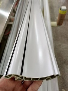 [Hot Item] WPC Coving Ceiling Pop Cornice Mould Design Mould PVC White Ceiling Cornice Types