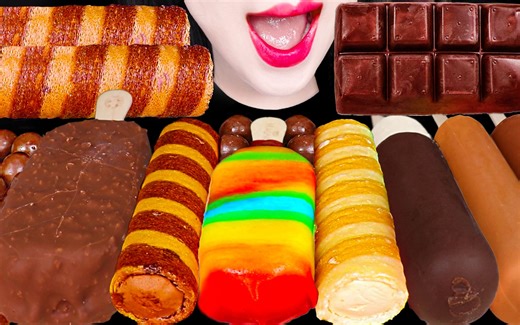 Jane ASMR CHOCOLATE ICE CREAM DESSERT EATING