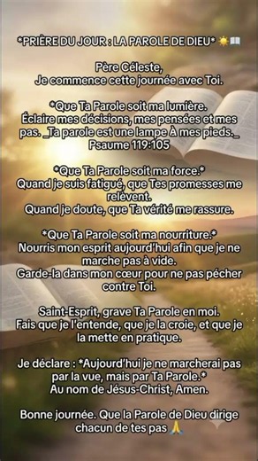 DAILY PRAYER: THE WORD OF GOD