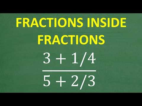 (3 + 1/4) ÷ (5 + 2/3) = ? Solving COMPLEX FRACTION PROBLEMS – a Basic Math Skill you Need to Know!