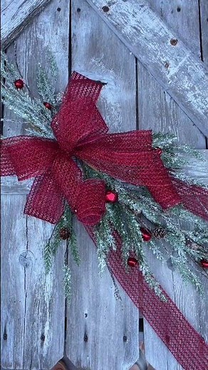 Vintage Christmas Swag Kit | Rustic Holiday Swag Tutorial