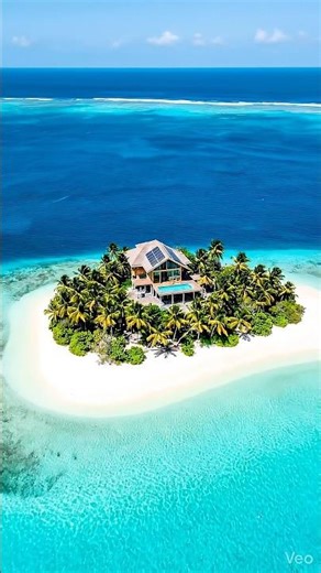 He Built a Luxury House on a Private Island… Alone 🏝️#IslandHouse#LuxuryBuild