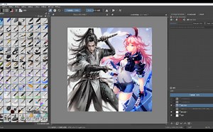 krita合成图像，就是这么简单