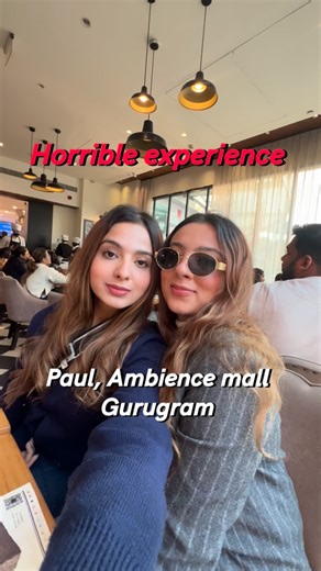 ceirra on Instagram: "Posting about this so no one thinks this treatment is normal! It’s not. This is not how a customer should be treated at a place where we are paying full price. . . . . . . #explore #explorepages #fyp #delhi #india #ambiencemall #paulrestaurant #notokay #bekind #realreview #speakingup #dobetter #vlog #explorer #explorepages"