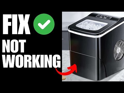 AGLUCKY Countertop Ice Maker Not Working How To Fix