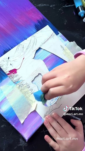 Wintermärchen: Ein Acryl-Tutorial von Milana