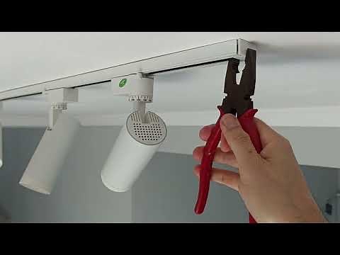 Check out how to easily remove and install led track lighting on ceiling