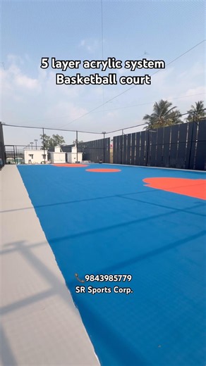 Basketball court construction: SR Sports Corp.