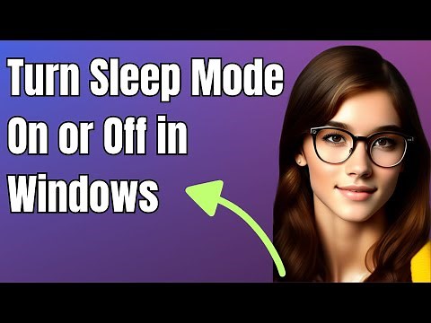 How to Turn Sleep Mode On or Off in Windows 10