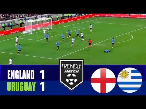 ENGLAND vs URUGUAY 1-1 | 2026 International Friendly | Match Highlights