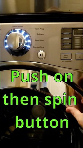 LG Washer Forced To Drain And Spin