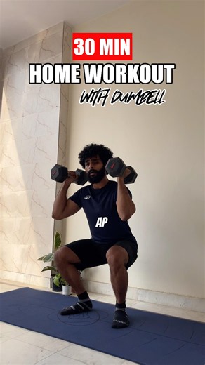 Build Strength at Home With Just Dumbbells 💪