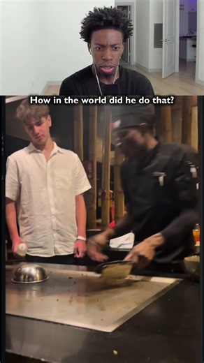 how in the world did he do that with the egg