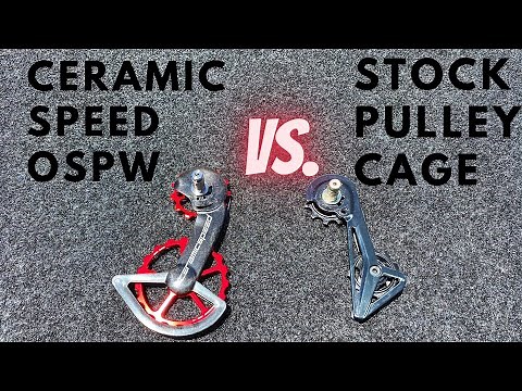 CeramicSpeed OSPW vs. STOCK Shimano 9100/9150 (REAL WEIGHTS AND SPIN TEST!!!) *OVERSIZED PULLEY*