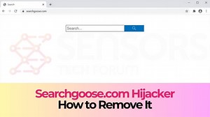Eliminar el redireccionamiento del navegador Searchgoose.com
