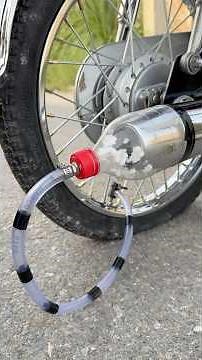 Method to fill air in a bike tire